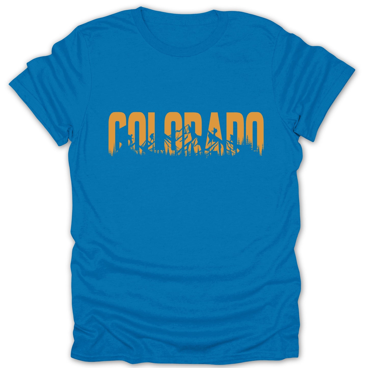 Colorado Mountains Silhouette Design T-shirt