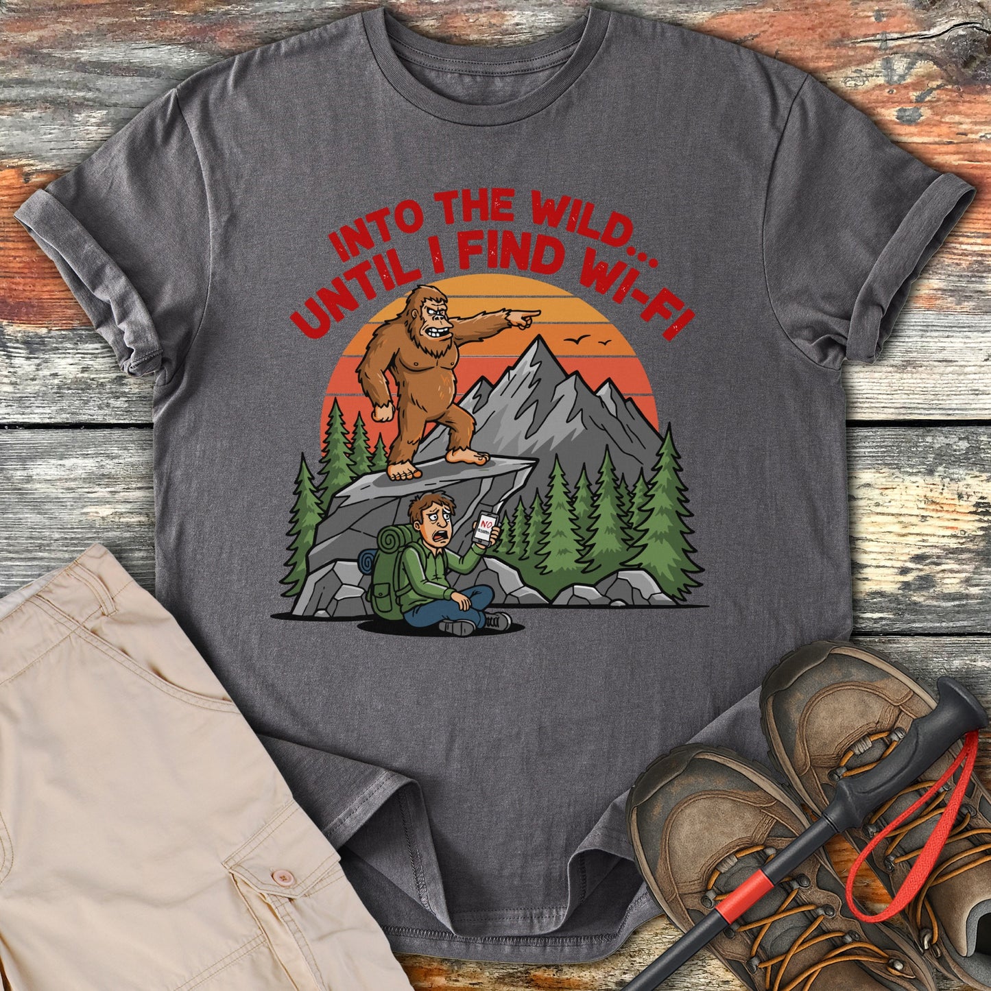 Into The Wild Until I Find Wi-Fi T-shirt product