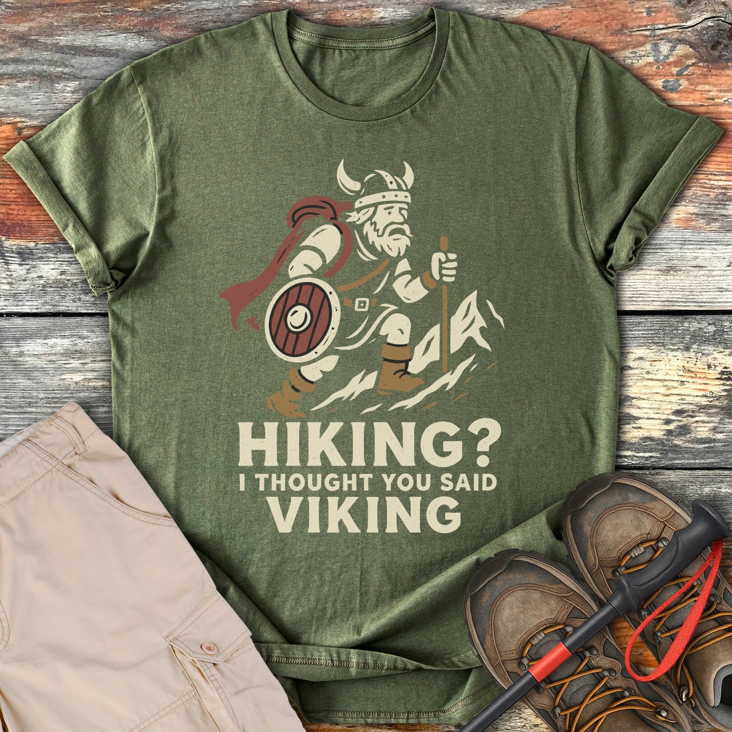 Hiking I Thought You Said Viking Graphic Tee product