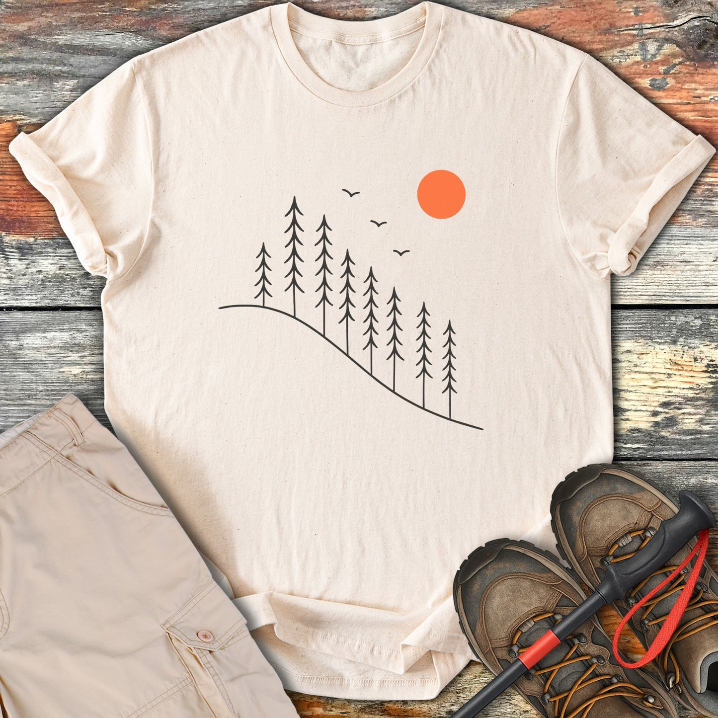 Forest Sunrise Graphic Adventure Tee product type