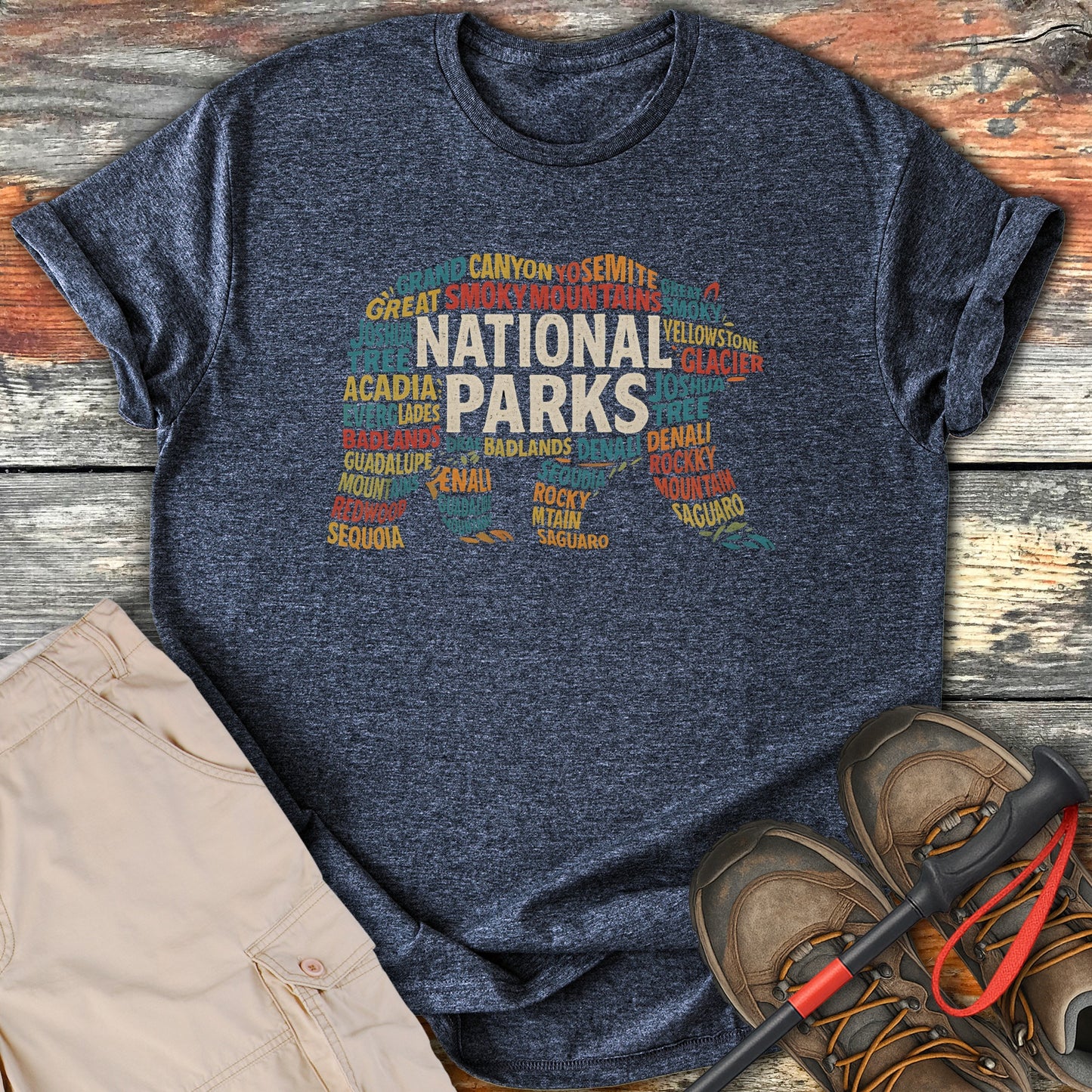National Parks Explorer Fun Graphic Tee product