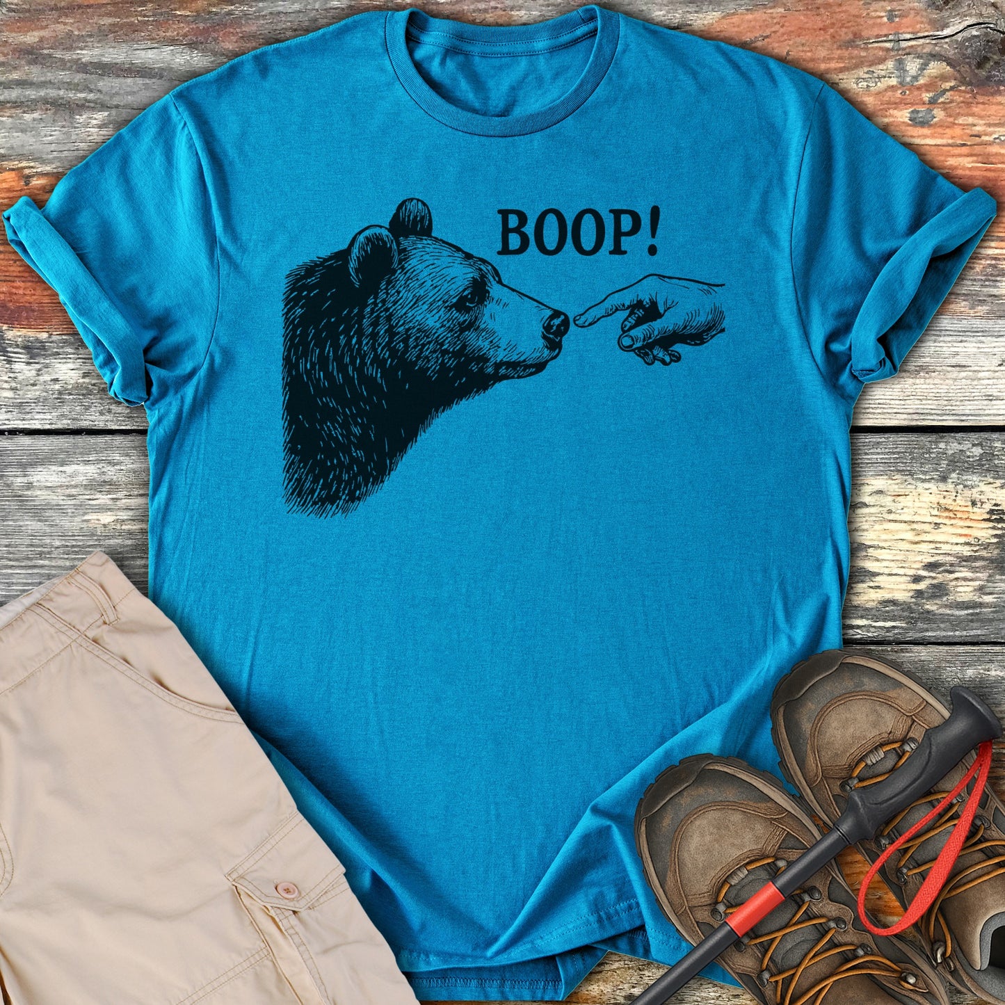 Boop Bear and Hand Print Graphic T-Shirt product type