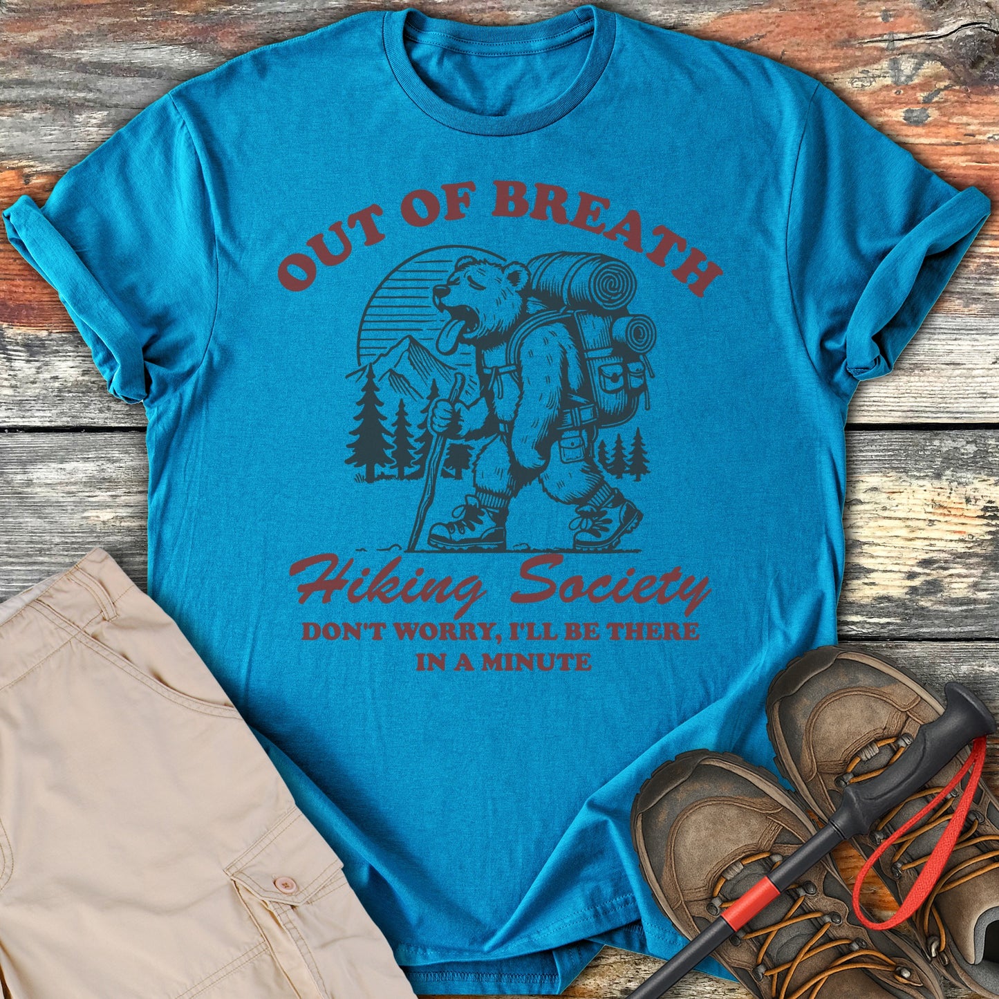 Out of Breath Hiking Society T-shirt product