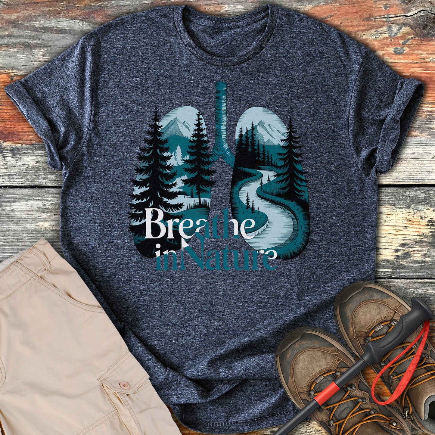 Breathe in Nature Lungs Tee