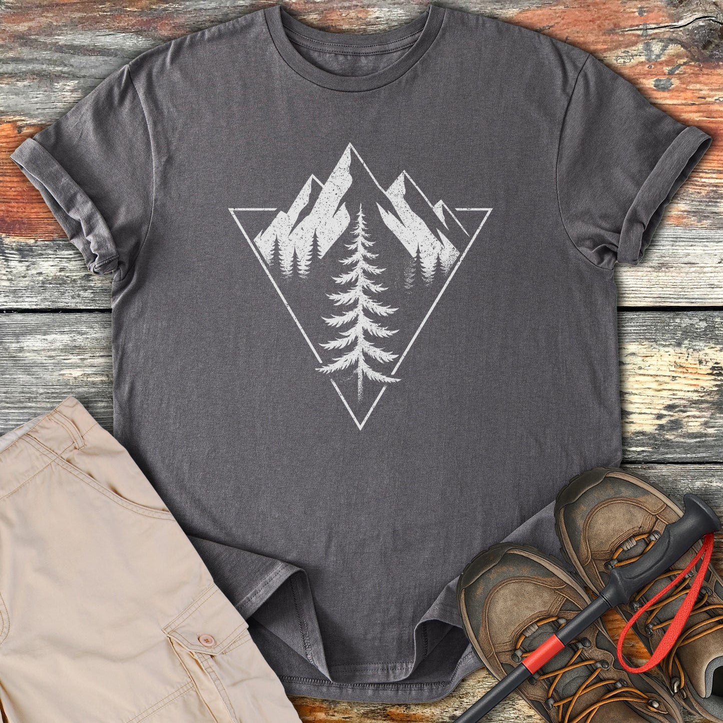 Mountain Graphic Tee Shirt Outdoor Adventure Product