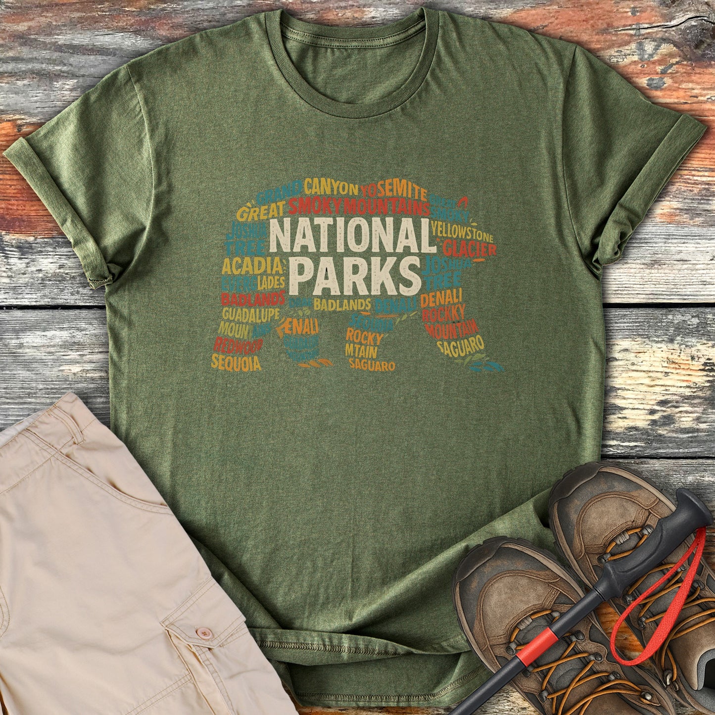 Scenic National Parks Graphic T-Shirt Outdoor Product