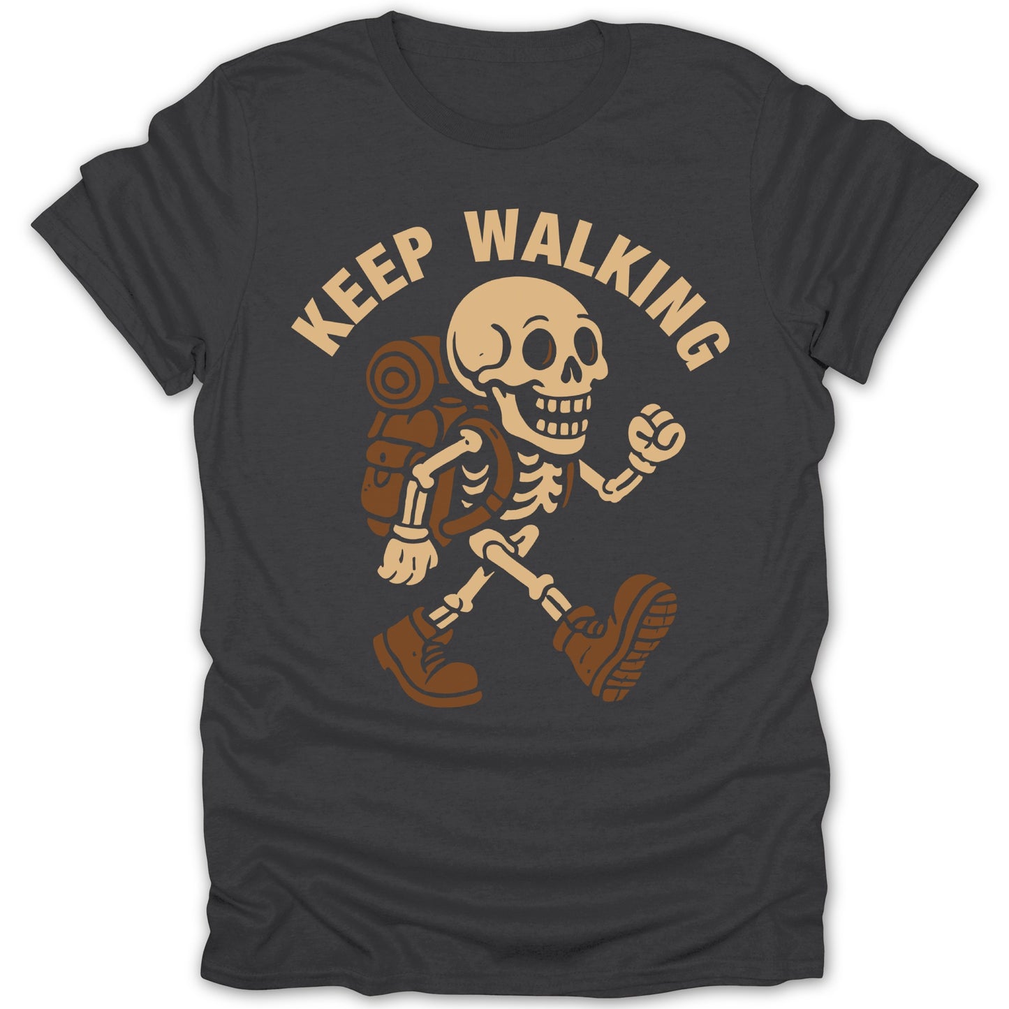 Keep Walking Skeleton Graphic T-Shirt Product