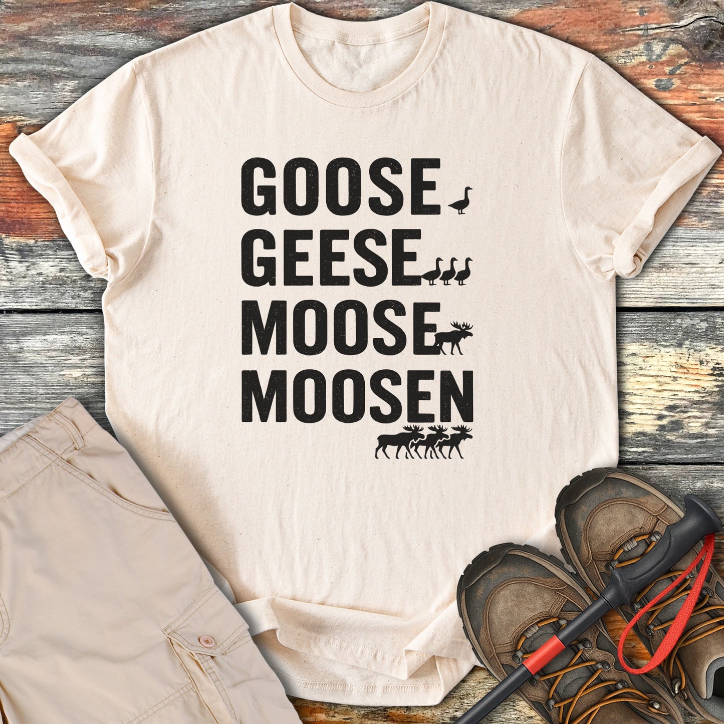 Funny Goose Geese Moose Moosen T-Shirt product type