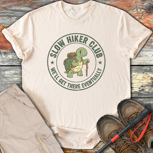 Slow Hiker Club Turtle Hiking Graphic Tee product
