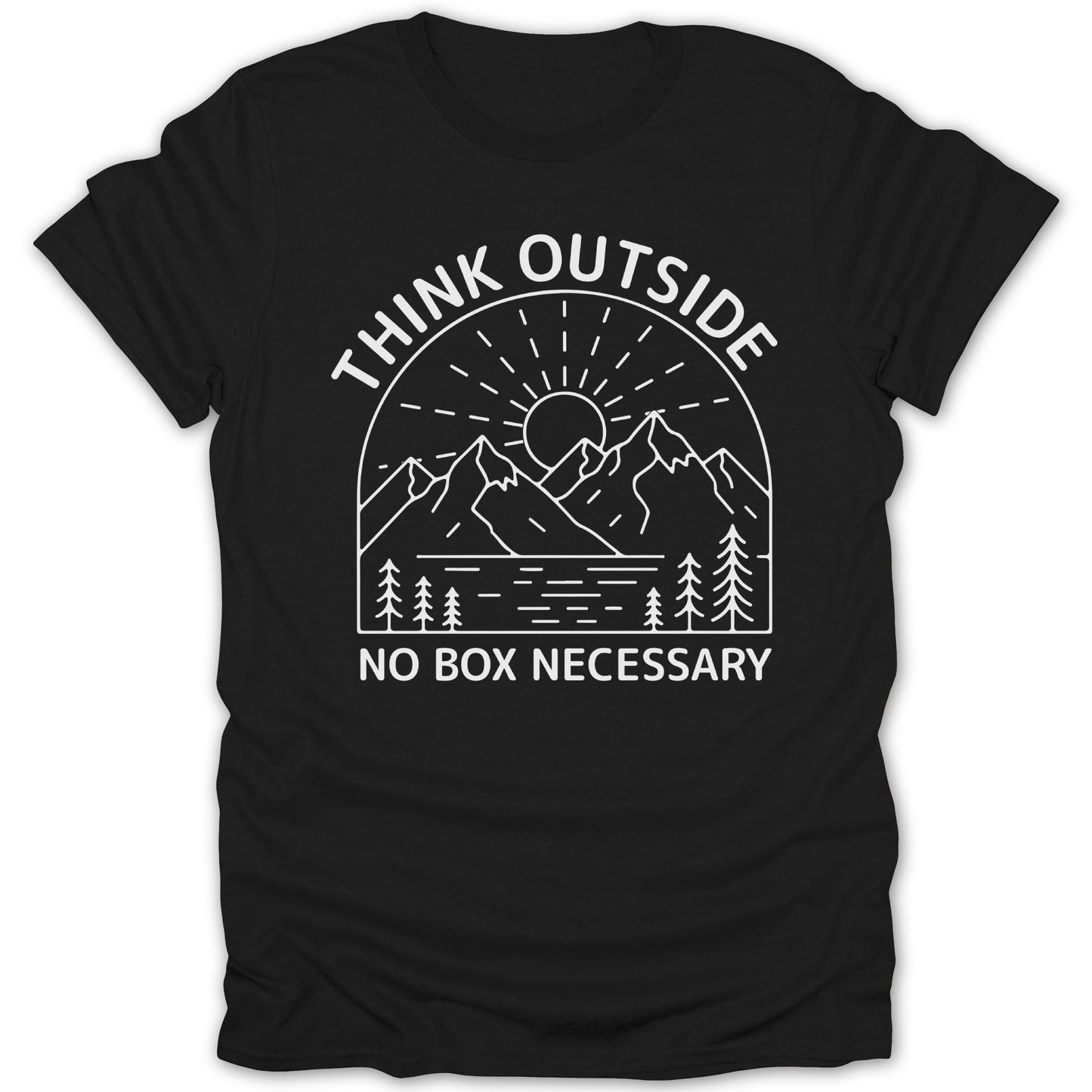 Think Outside No Box Necessary Graphic Tee