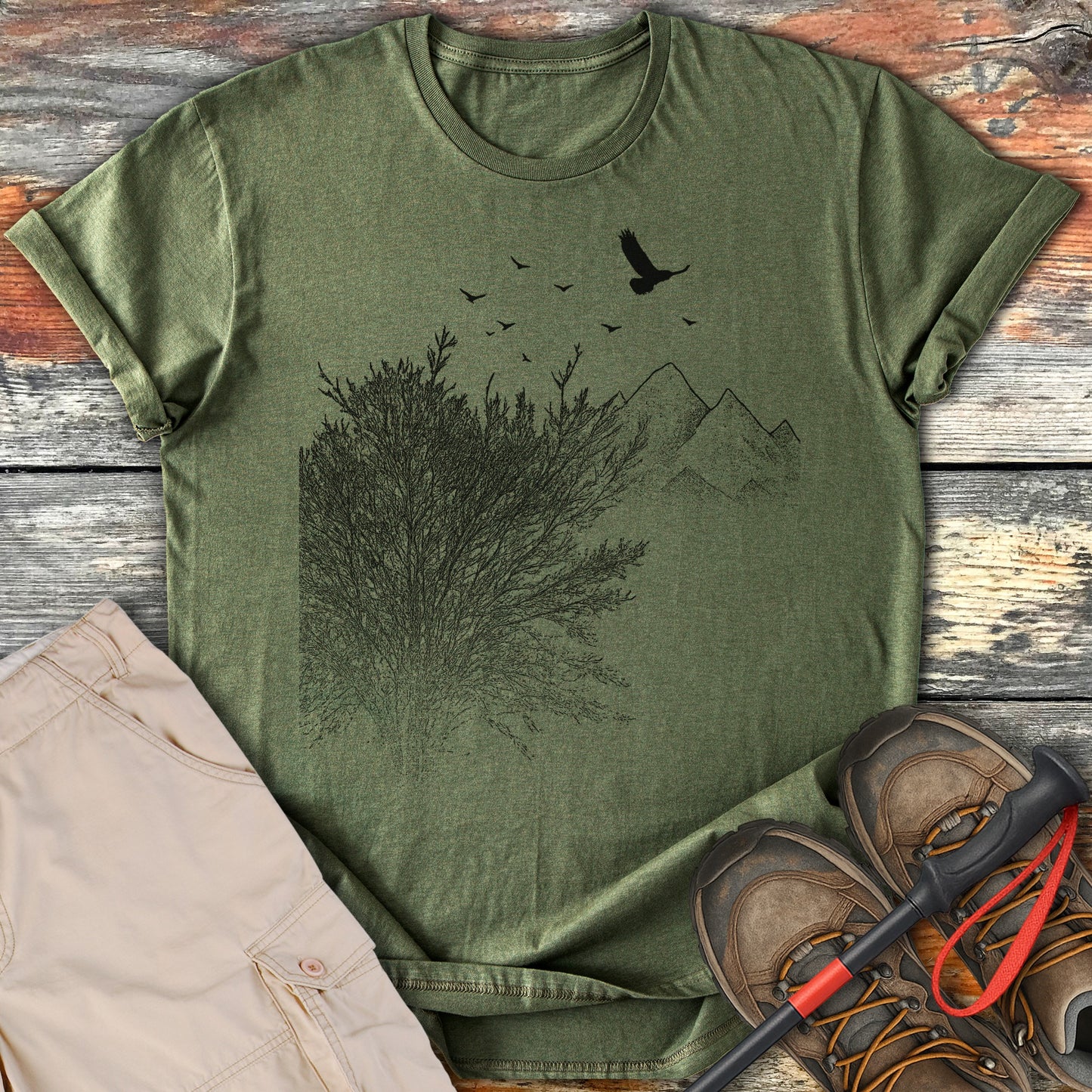 Nature Inspired T-shirt for Outdoor Lovers T-shirt product