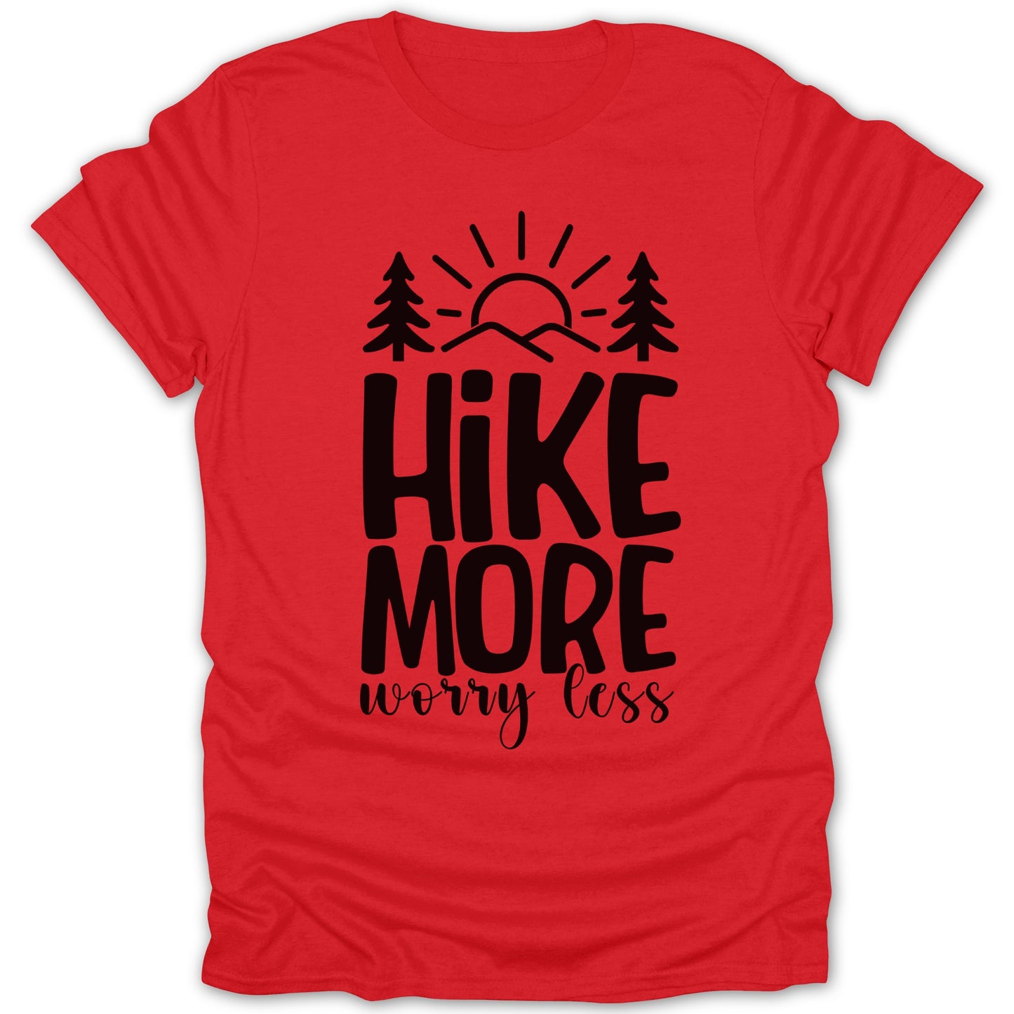 Hike More Worry Less Nature Adventure T-shirt