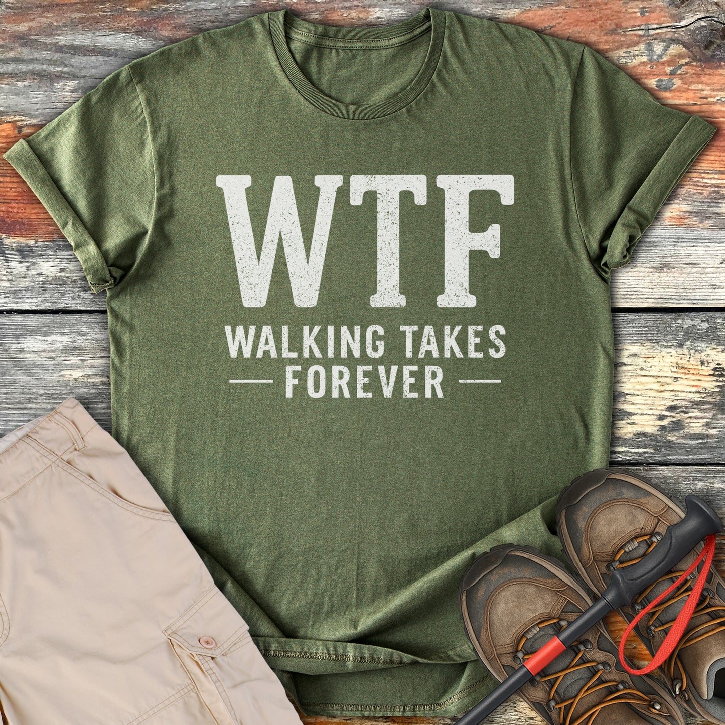 WTF Walking Takes Forever T-Shirt product