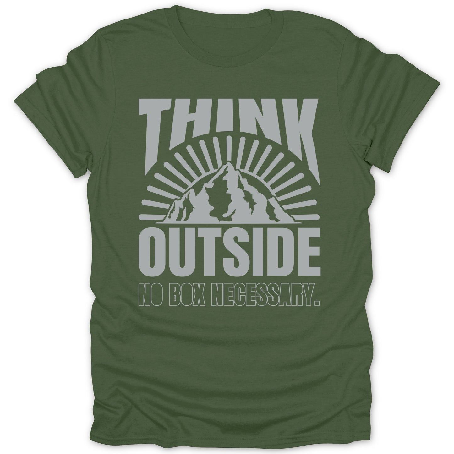 Think Outside No Box Necessary Graphic T-Shirt