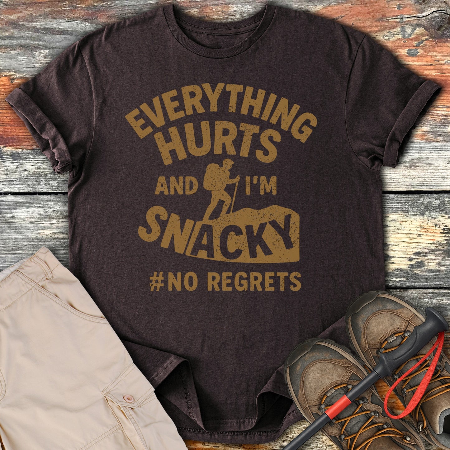 Everything Hurts and I'm Snacky T-shirt product