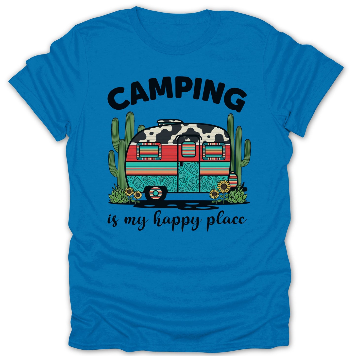 Camping Is My Happy Place t-shirt