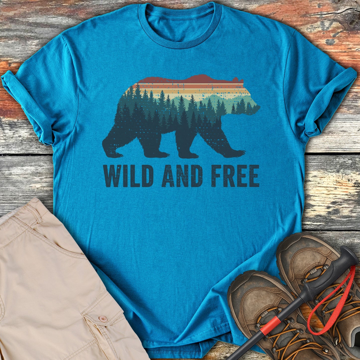 Wild And Free Bear Tee