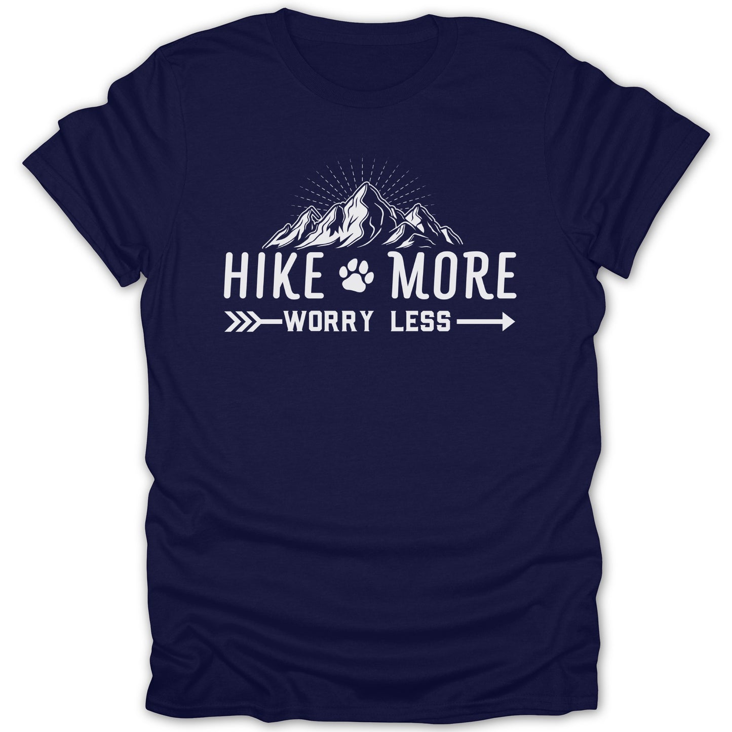 Hike More Worry Less Tee Perfect Gift for Hikers Shirt