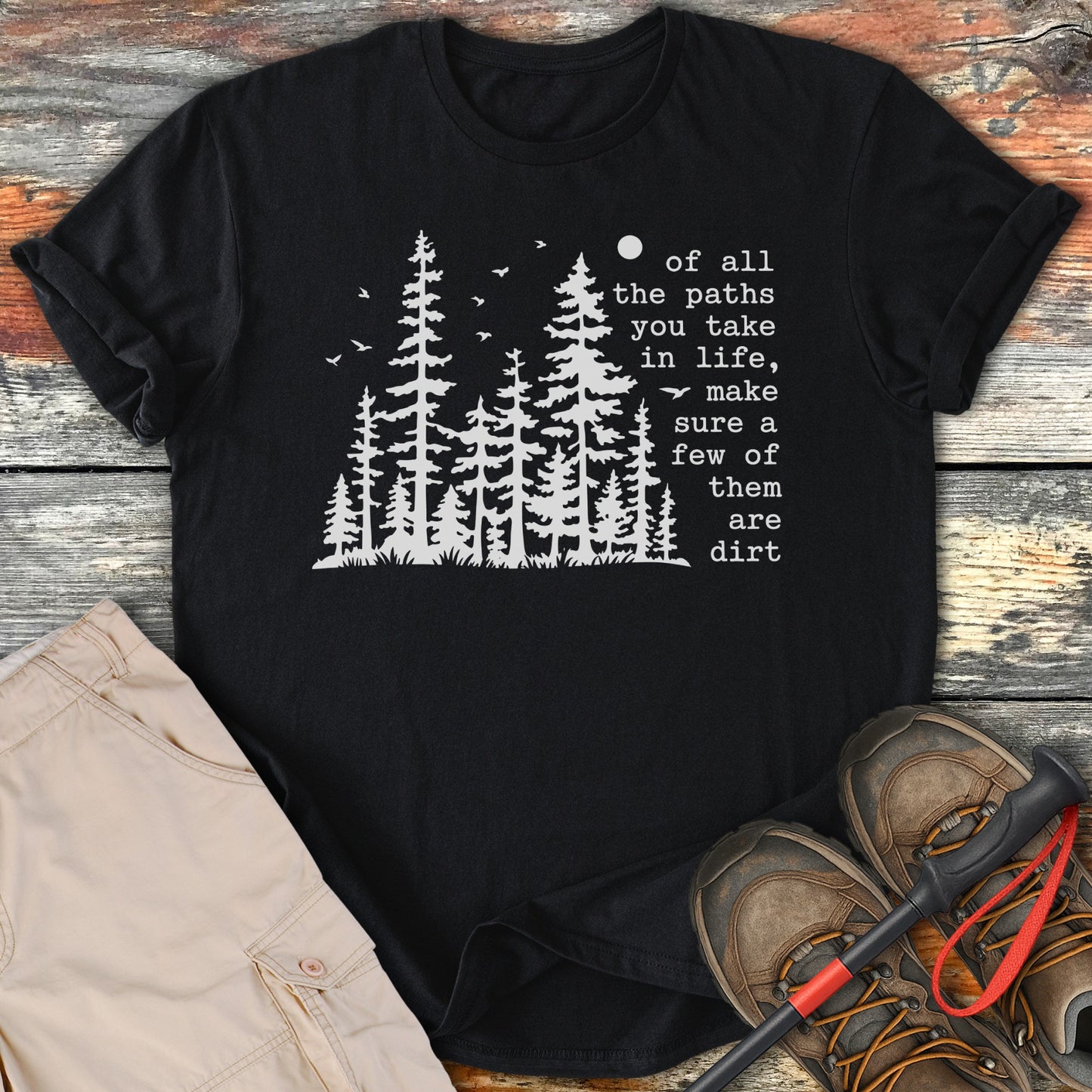 Take Path in Life with Trees Graphic T-Shirt product