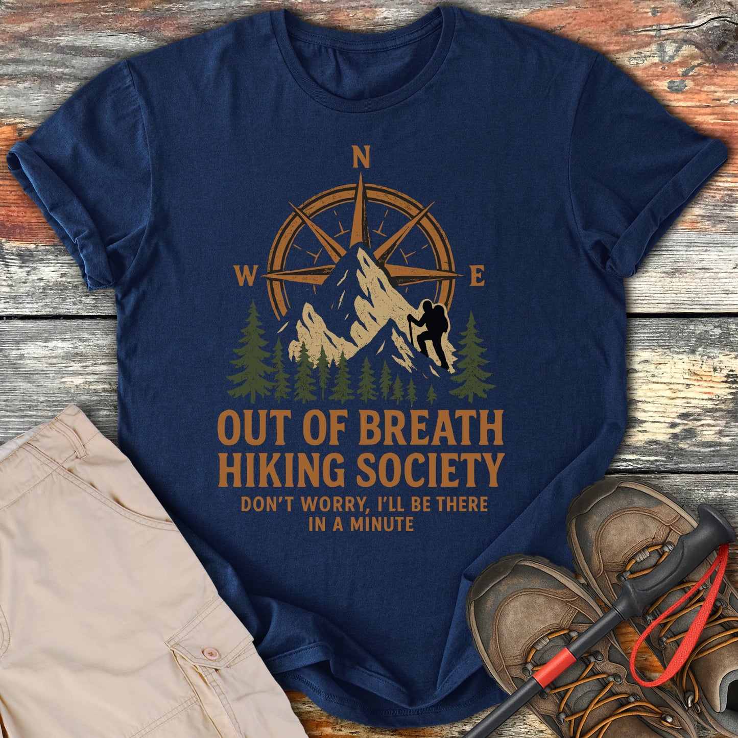 Out Of Breath Hiking Society T-shirt product