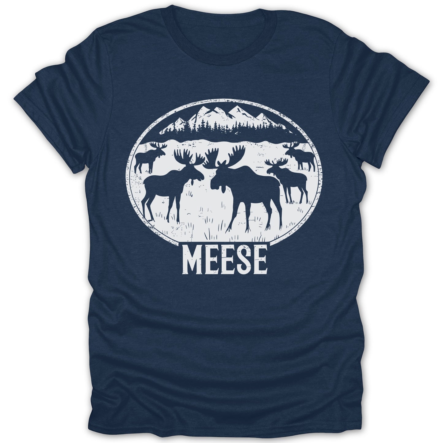 Vintage Mountain Moose Design Unisex Graphic Tee product