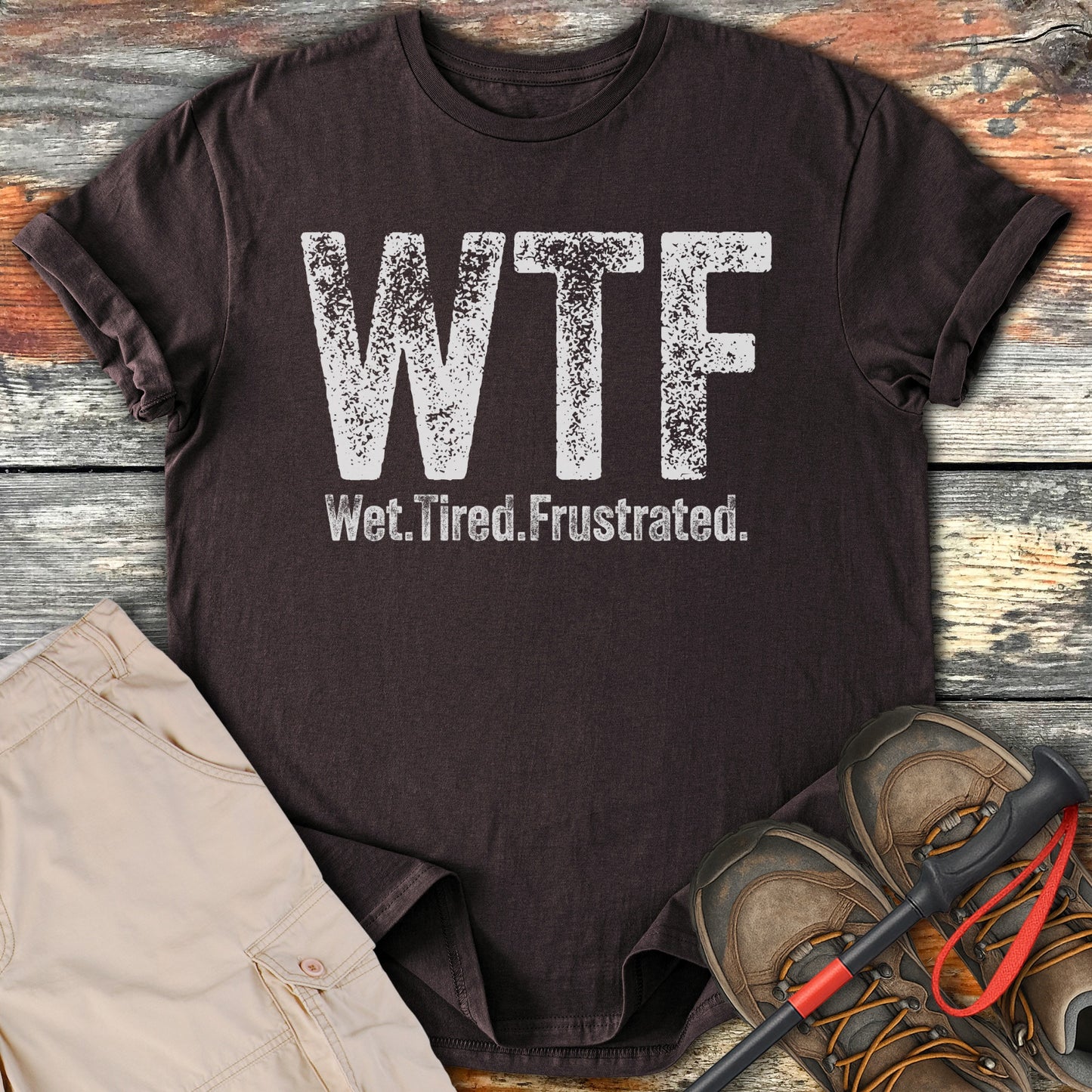 WTF Wet Tired Frustrated Shirt Casual Wear product type