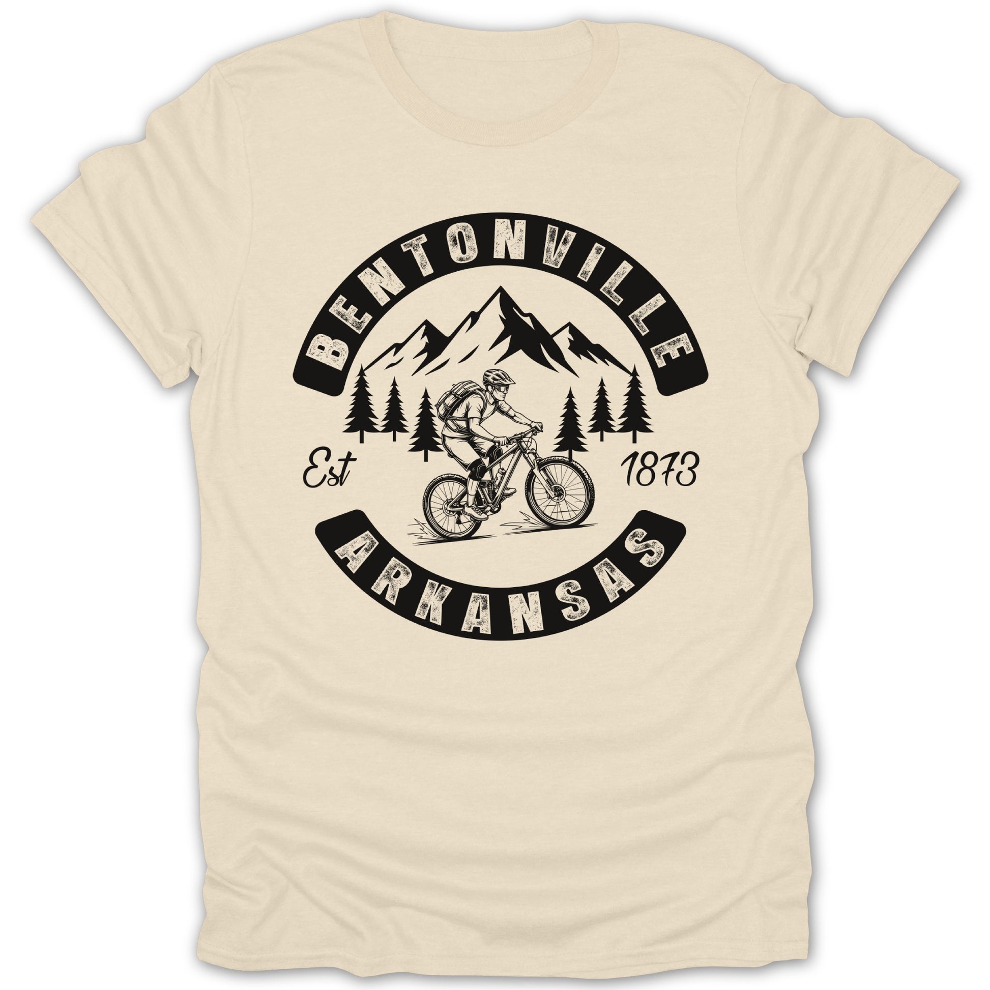 Bentonville Arkansas Mountain Biking Graphic Tee