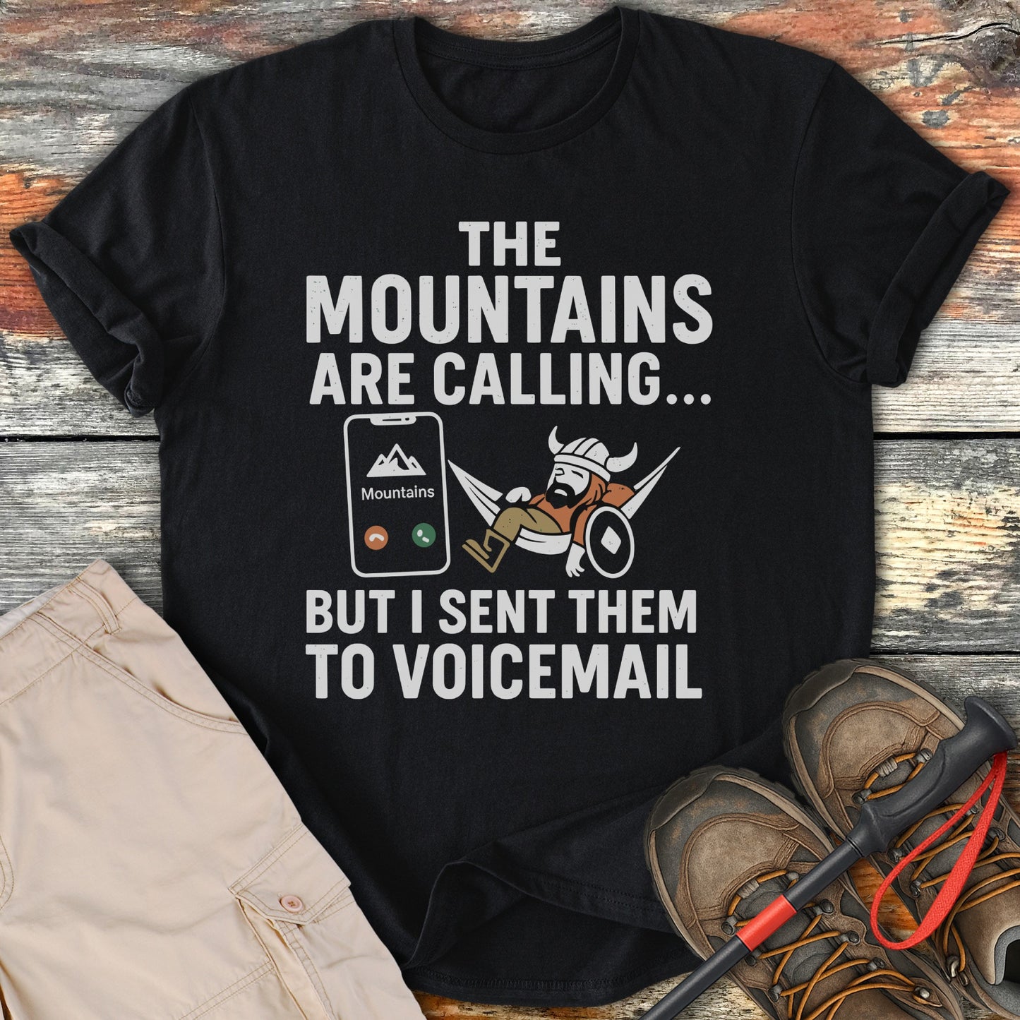 Sent Mountains to Voicemail Graphic T-shirt product type