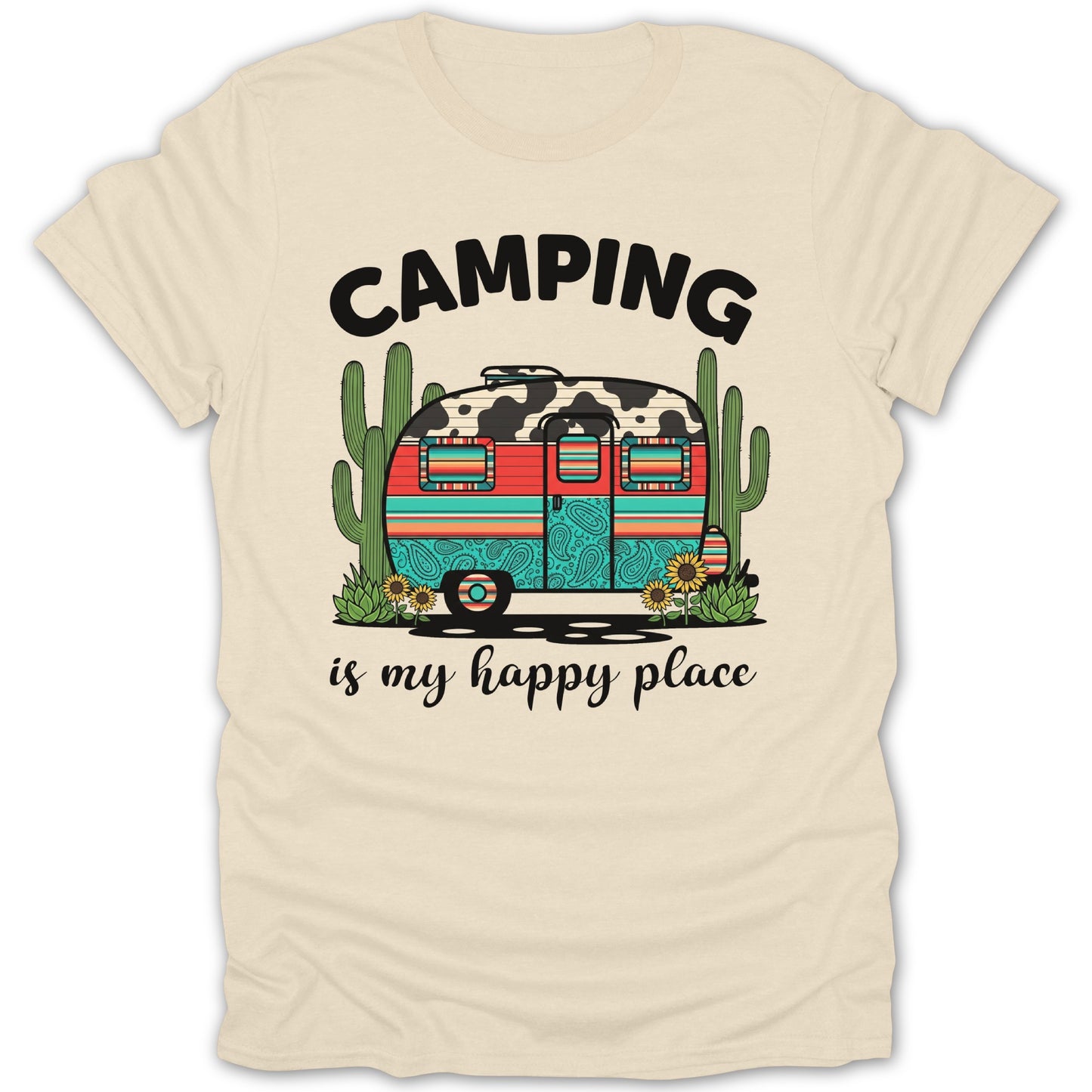 Camping is My Happy Place Graphic Tee