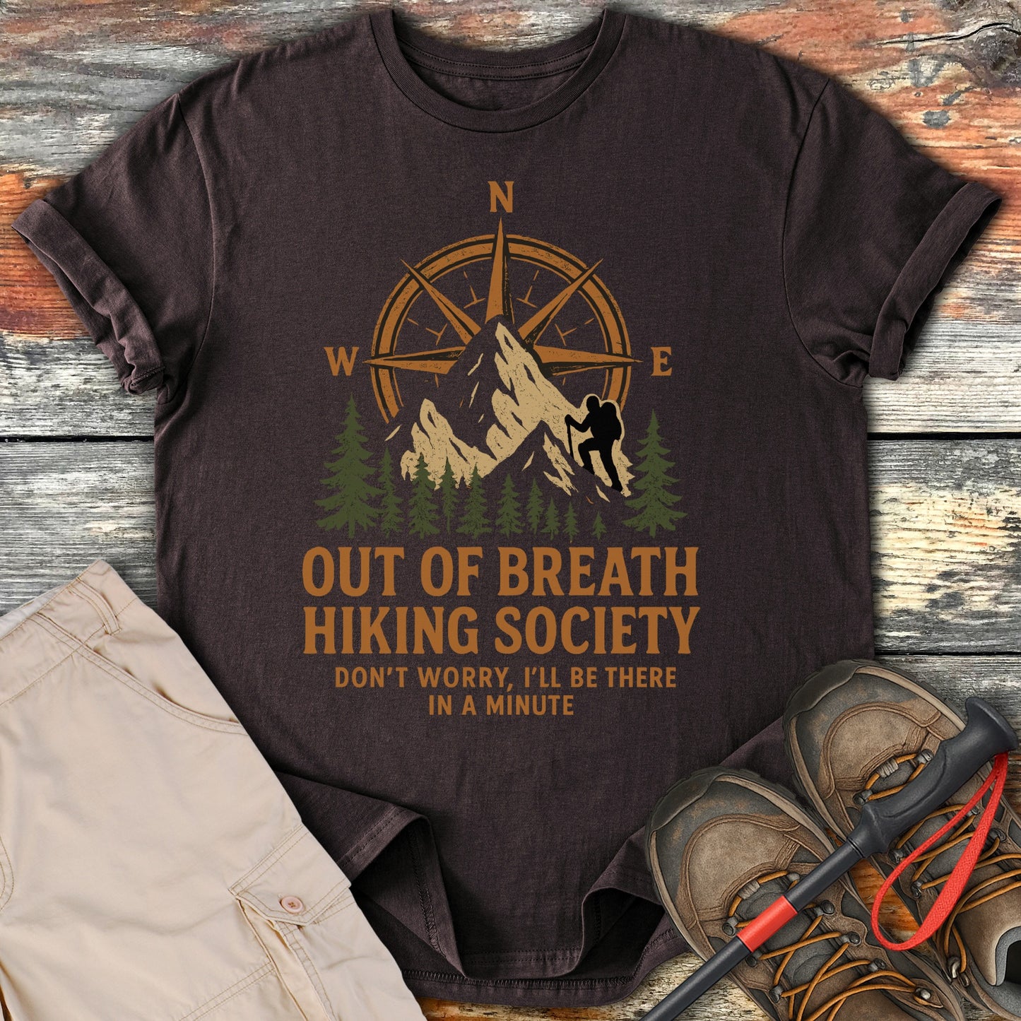 Out of Breath Hiking Society Graphic Shirt product type
