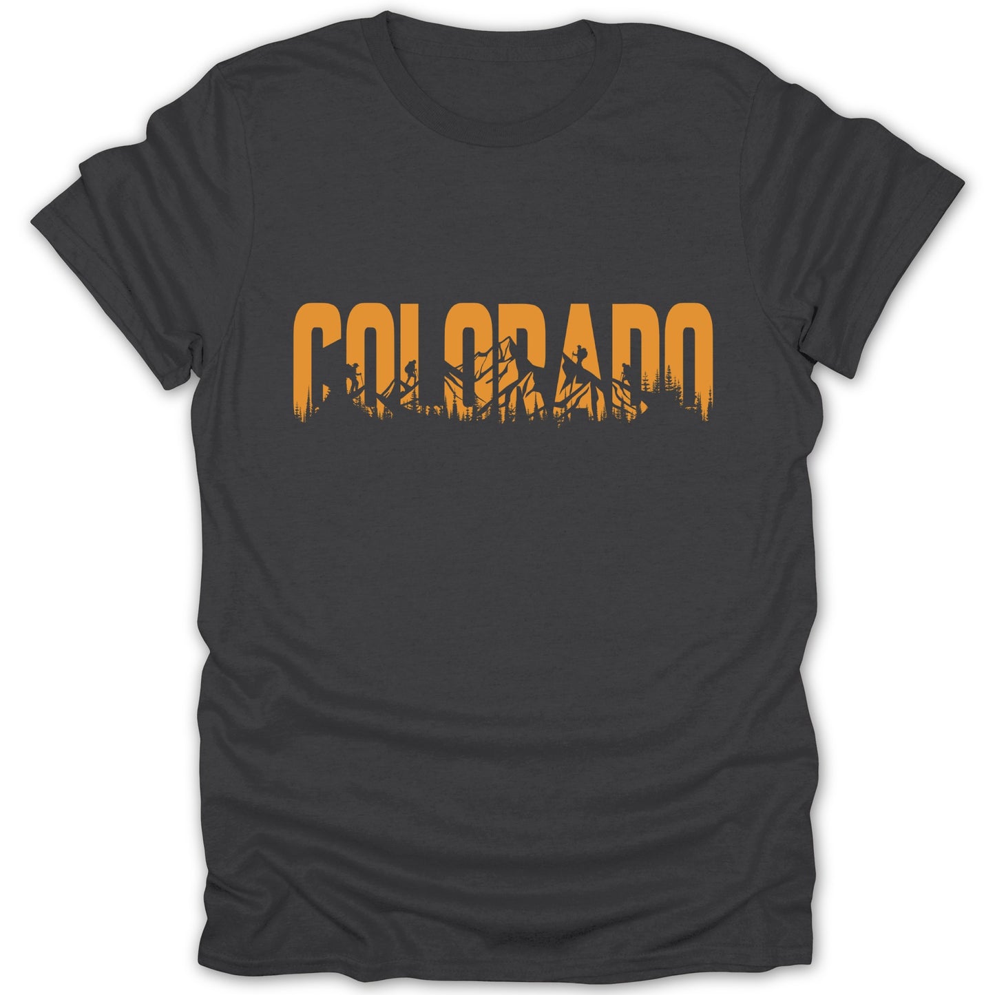 Colorado Mountain Graphic Dark Gray T-shirt