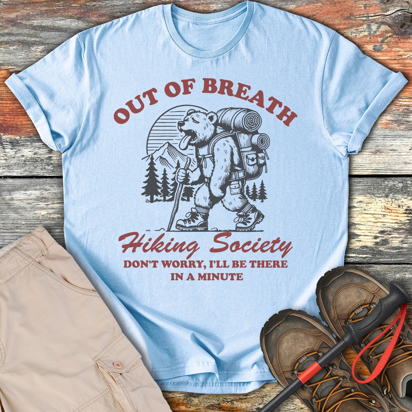 Out of Breath Hiking Society T-Shirt product type
