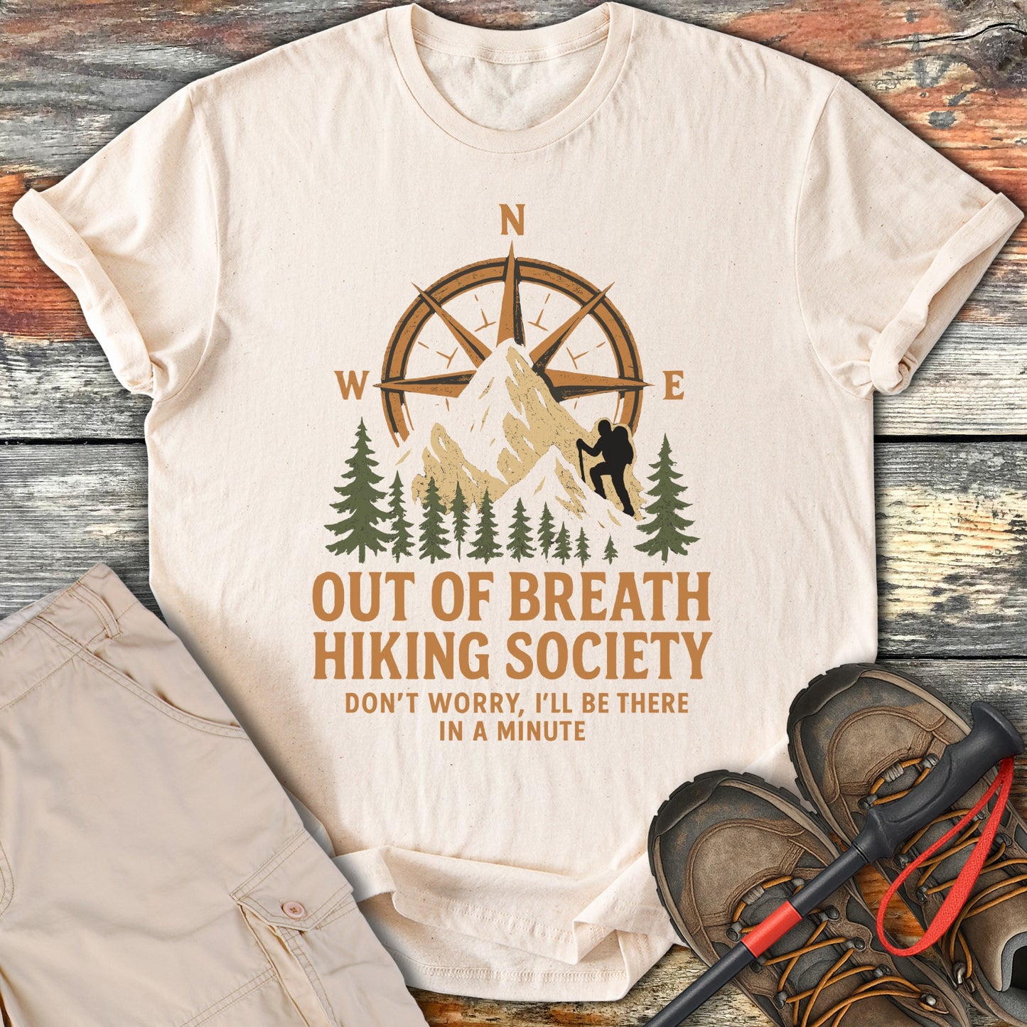 Out of Breath Hiking Society Graphic Shirt product