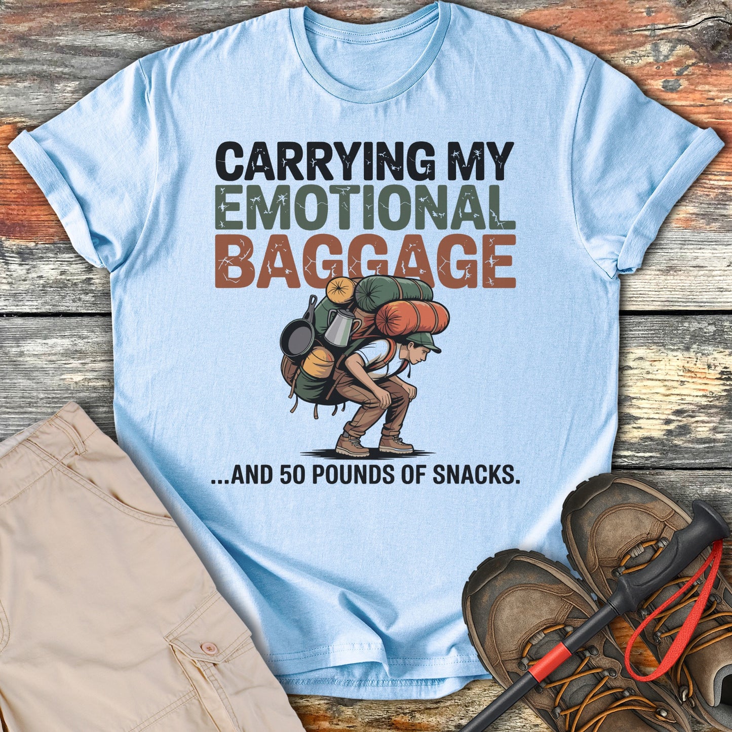 Carrying My Emotional Baggage Funny Shirt product