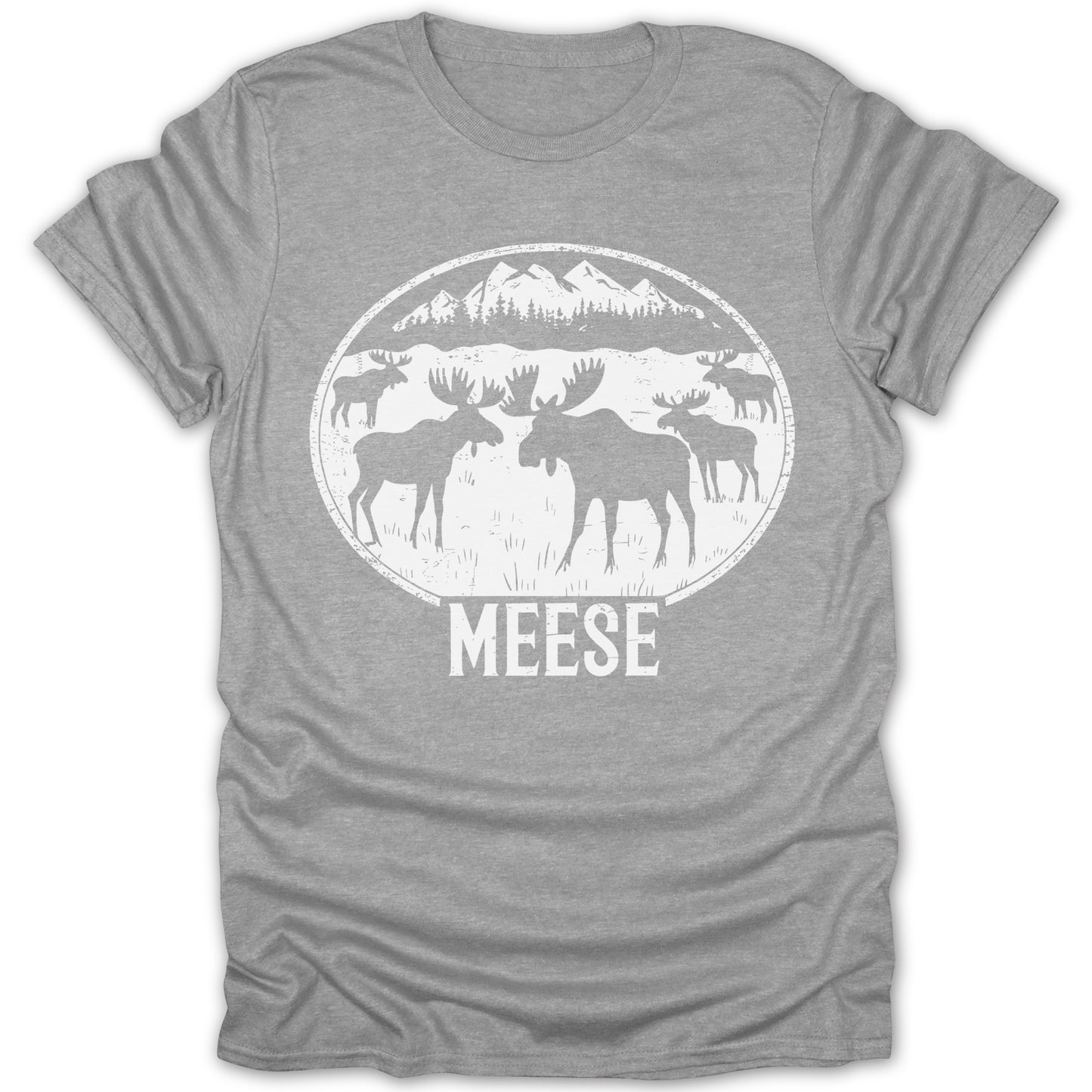 Meese Graphic Shirt with Mountain and Moose Design product