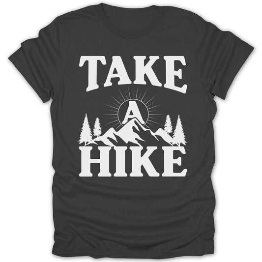 Take A Hike Mountains and Trees Graphic Tee product