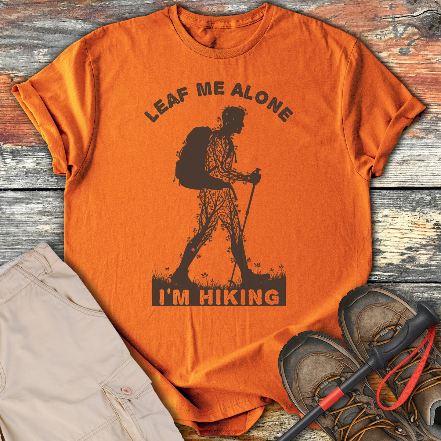 Leaf Me Alone I'm Hiking Short Sleeve Hiking Product