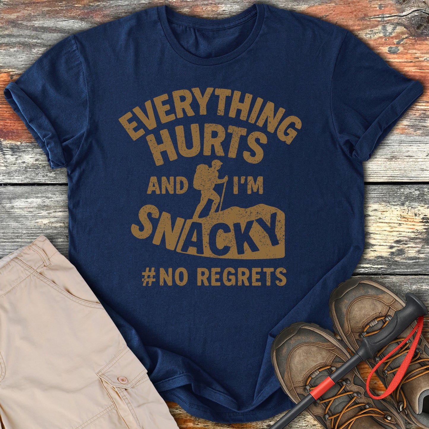 Everything Hurts and I'm Snacky T-shirt product