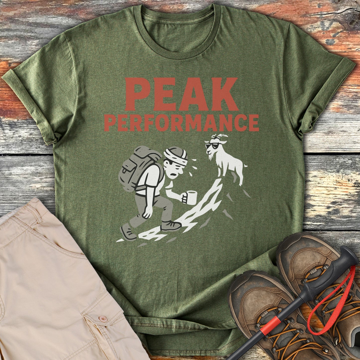 Peak Performance Hiker Graphic Tee Shirt Product