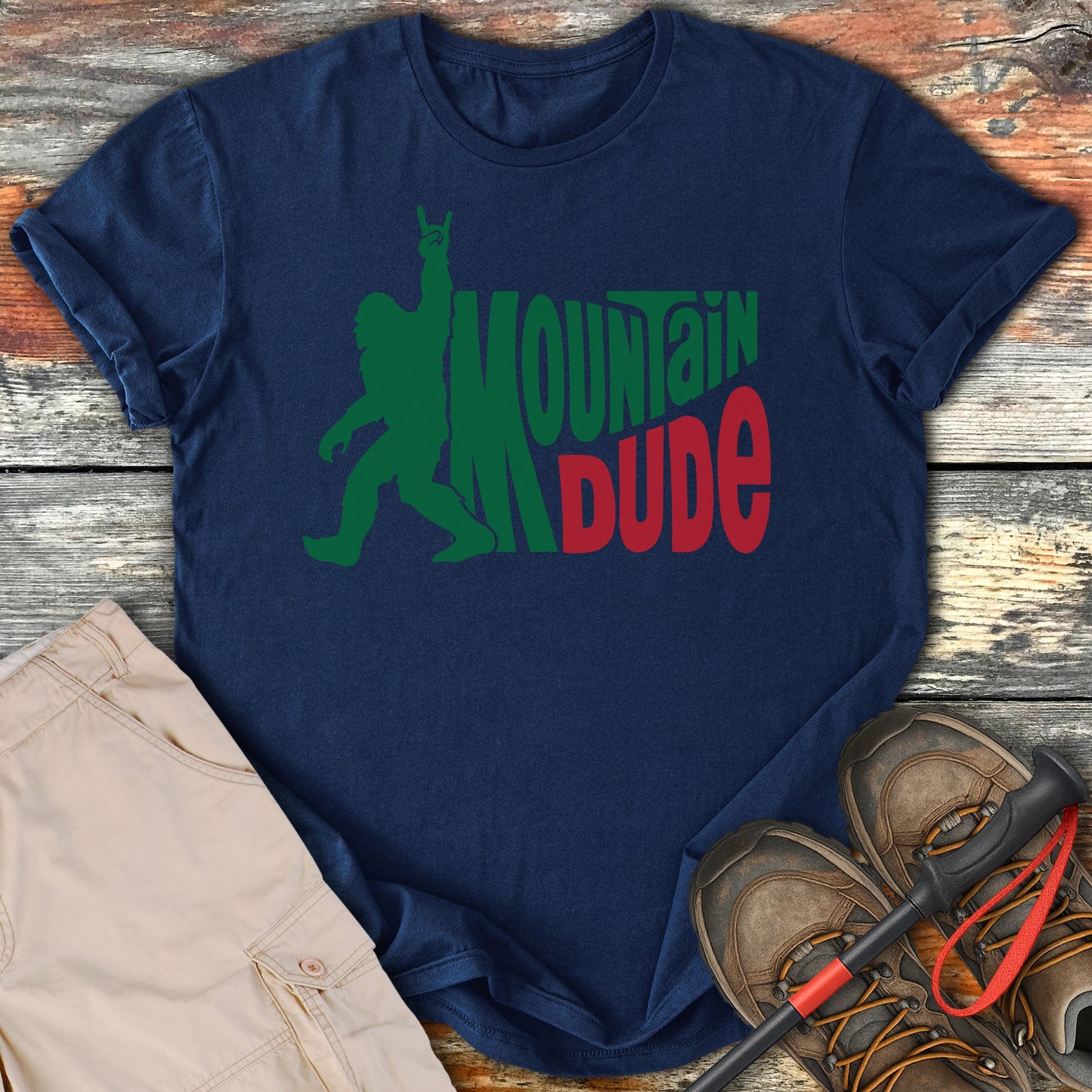 Mountain Dude Hiking T-Shirt perfect outdoor enthusiast product type