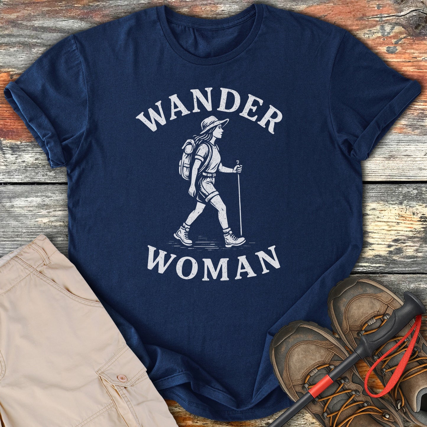 Wander Woman Hiking Graphic T-Shirt product