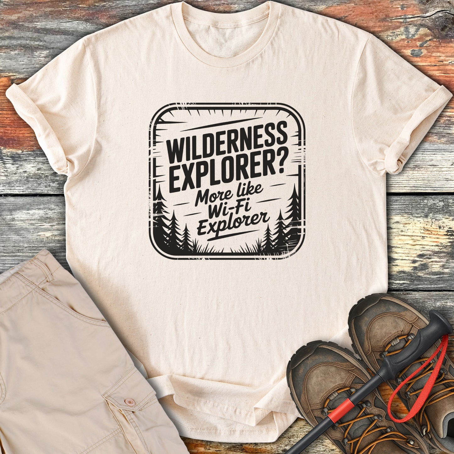 Wilderness Explorer Wi-Fi Explorer Graphic T-Shirt product