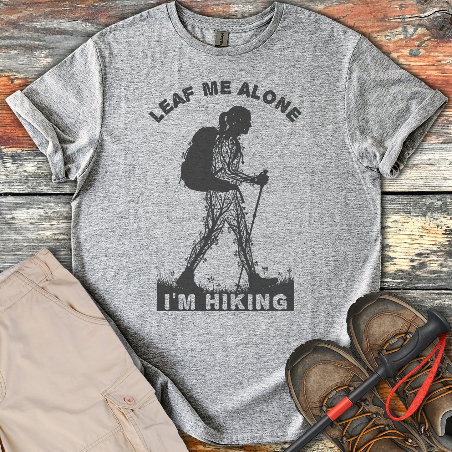 Leaf Me Alone I'm Hiking Hiking Shirt product