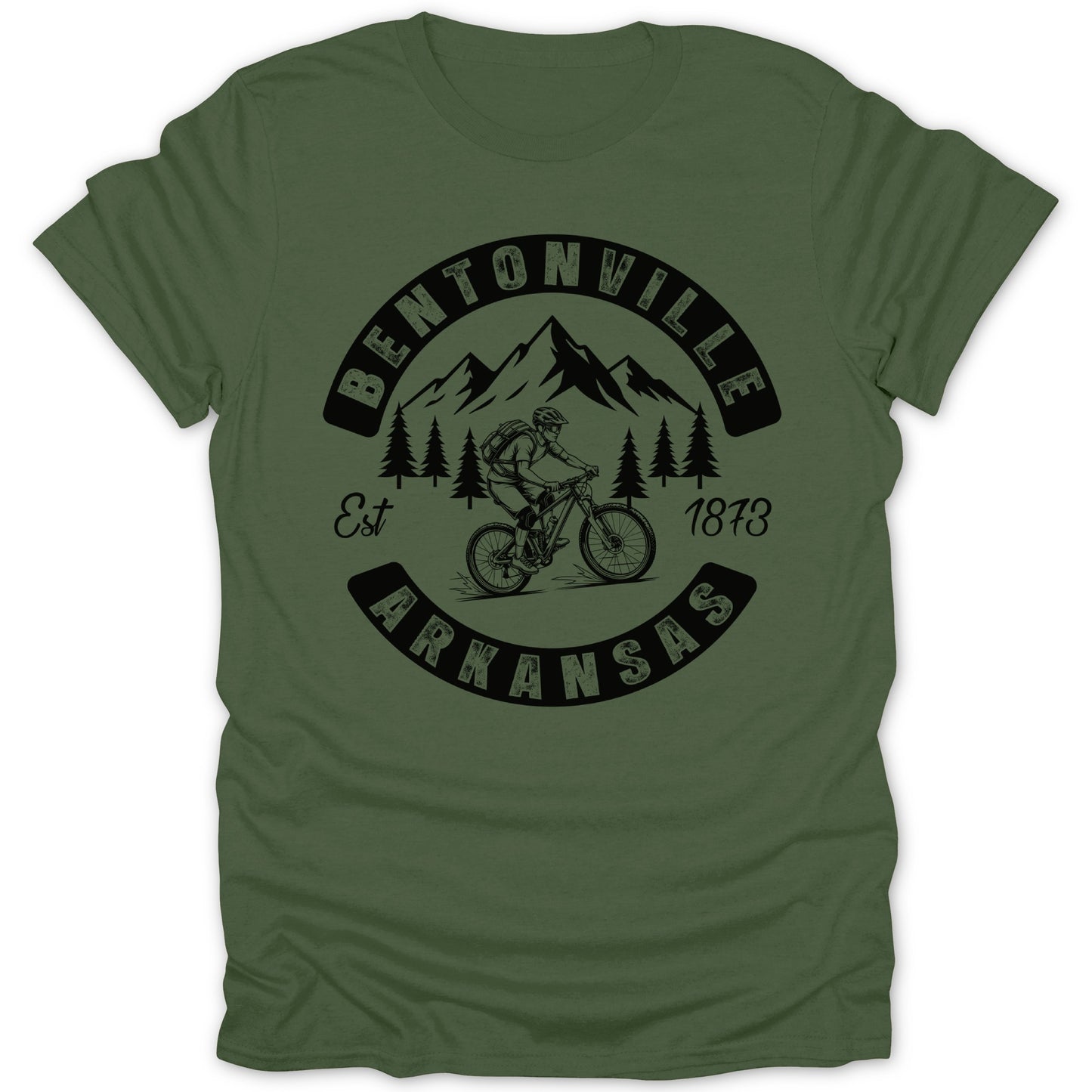 Bentonville Arkansas Est 1873 Cycling T-Shirt