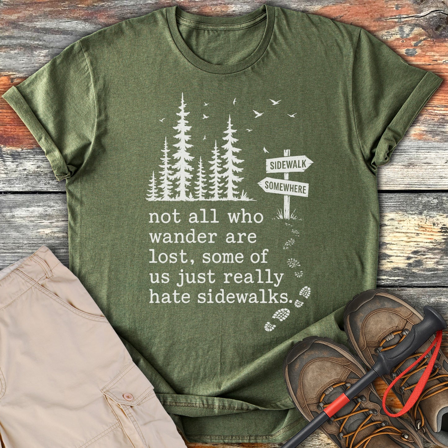 Not All Who Wander Are Lost Outdoor Clothing product