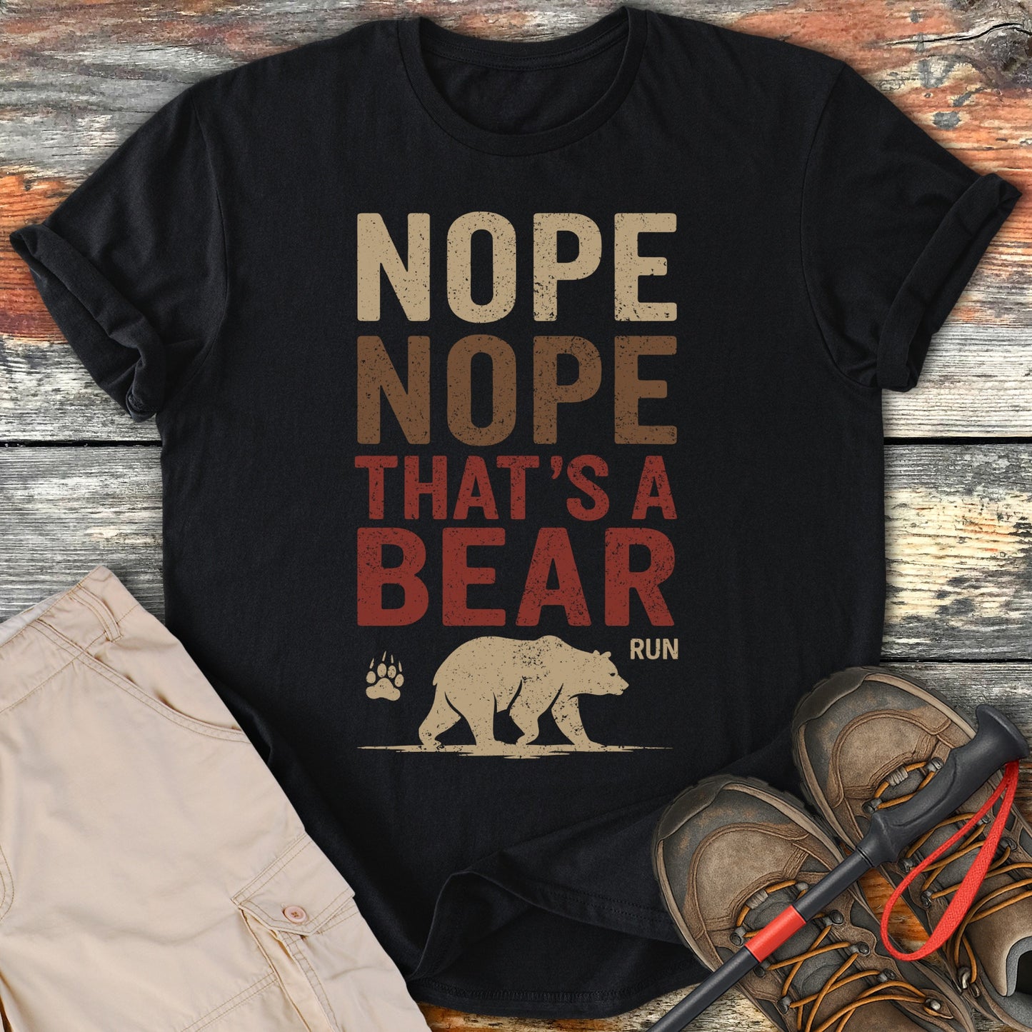 Nope That's A Bear Hiking Shirt product type