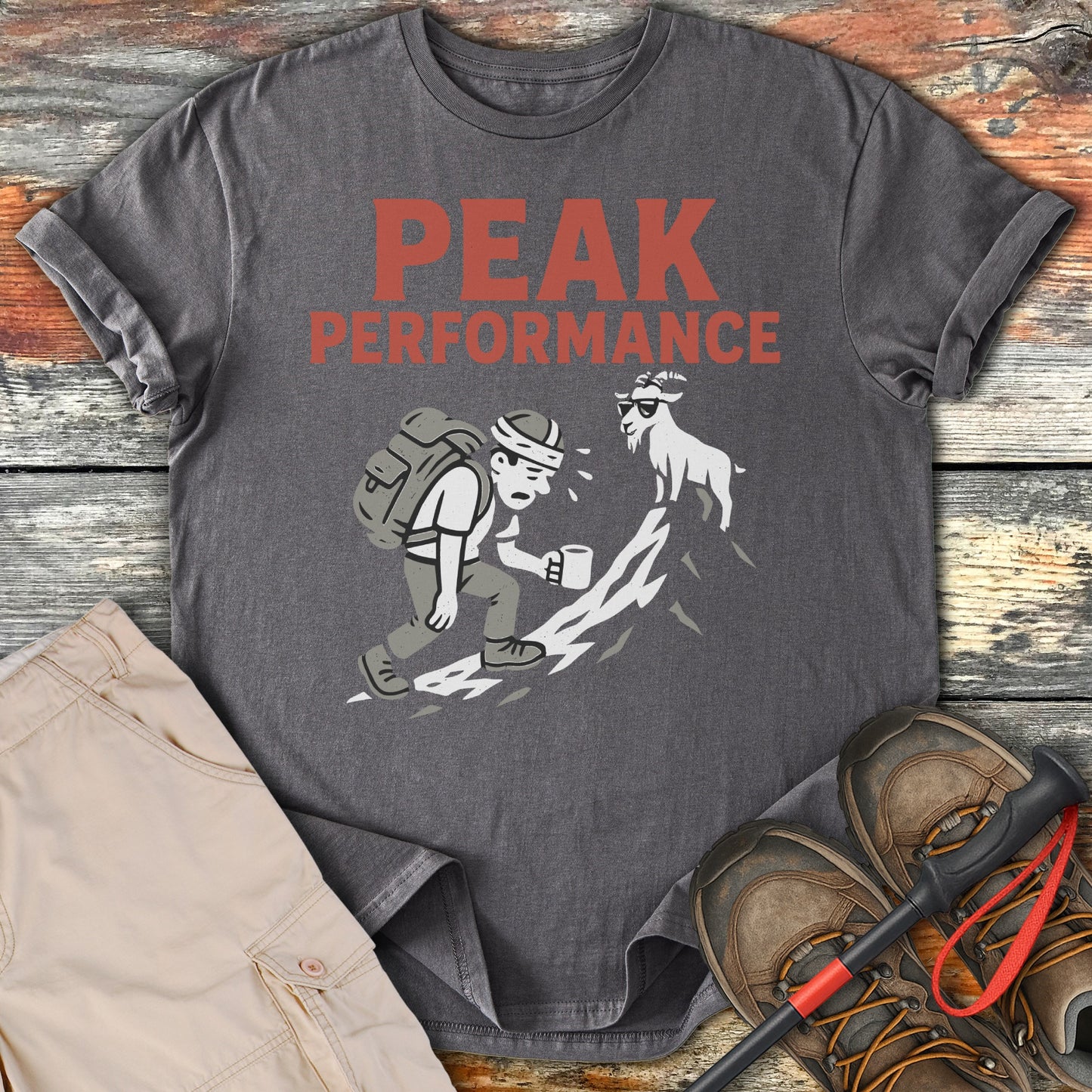 Peak Performance Hiking Enthusiast Graphic Tee product