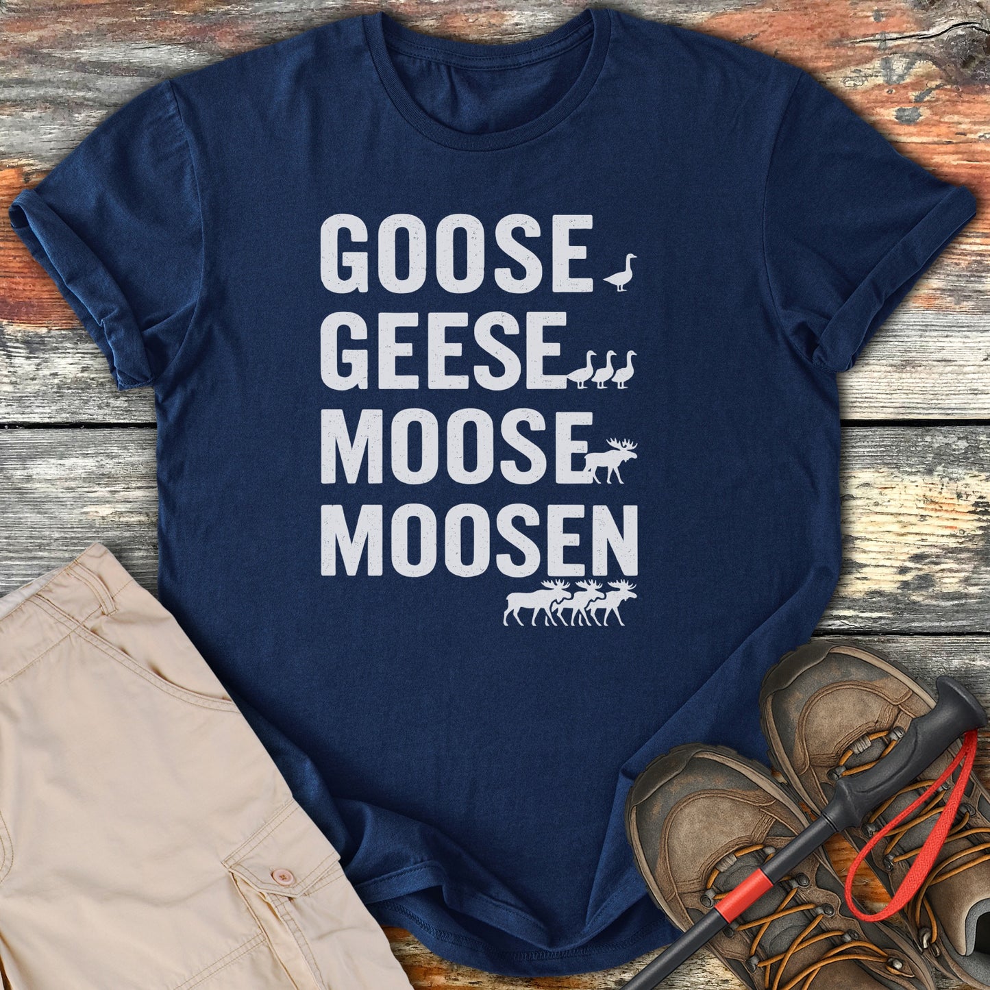 Goose Geese Moose Moosen Graphic Outdoor Tee product type