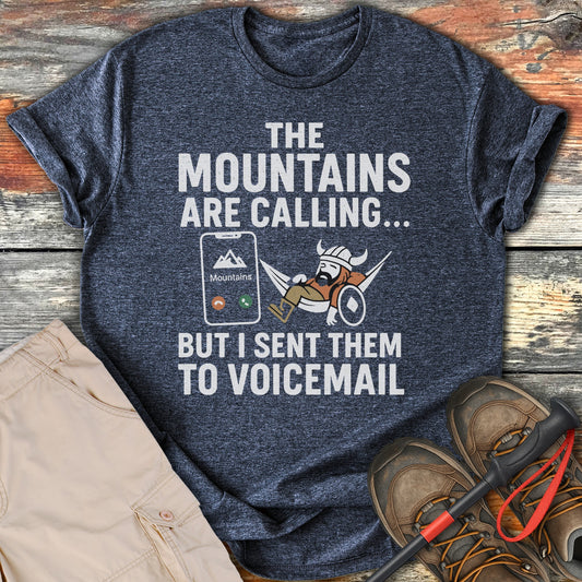 The Mountains Are Calling Graphic Tee Shirt product