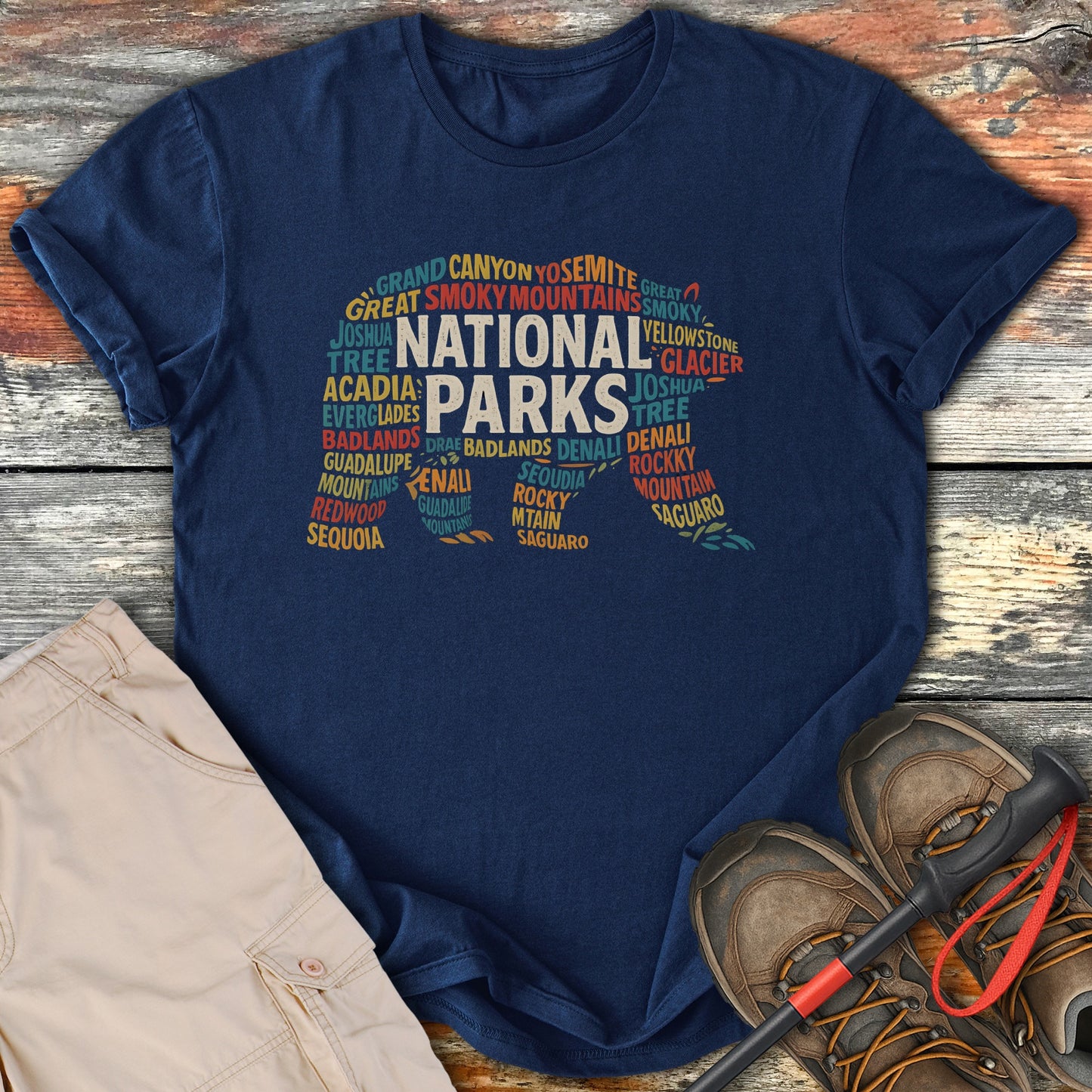 National Parks Themed T-Shirt for Outdoor Enthusiasts product